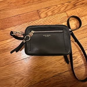 Used Henri Bendel Black Leather Crossbody